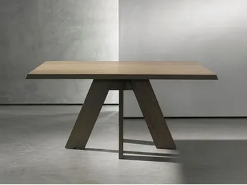 IDS - Square wooden dining table by Piet Boon - view 2